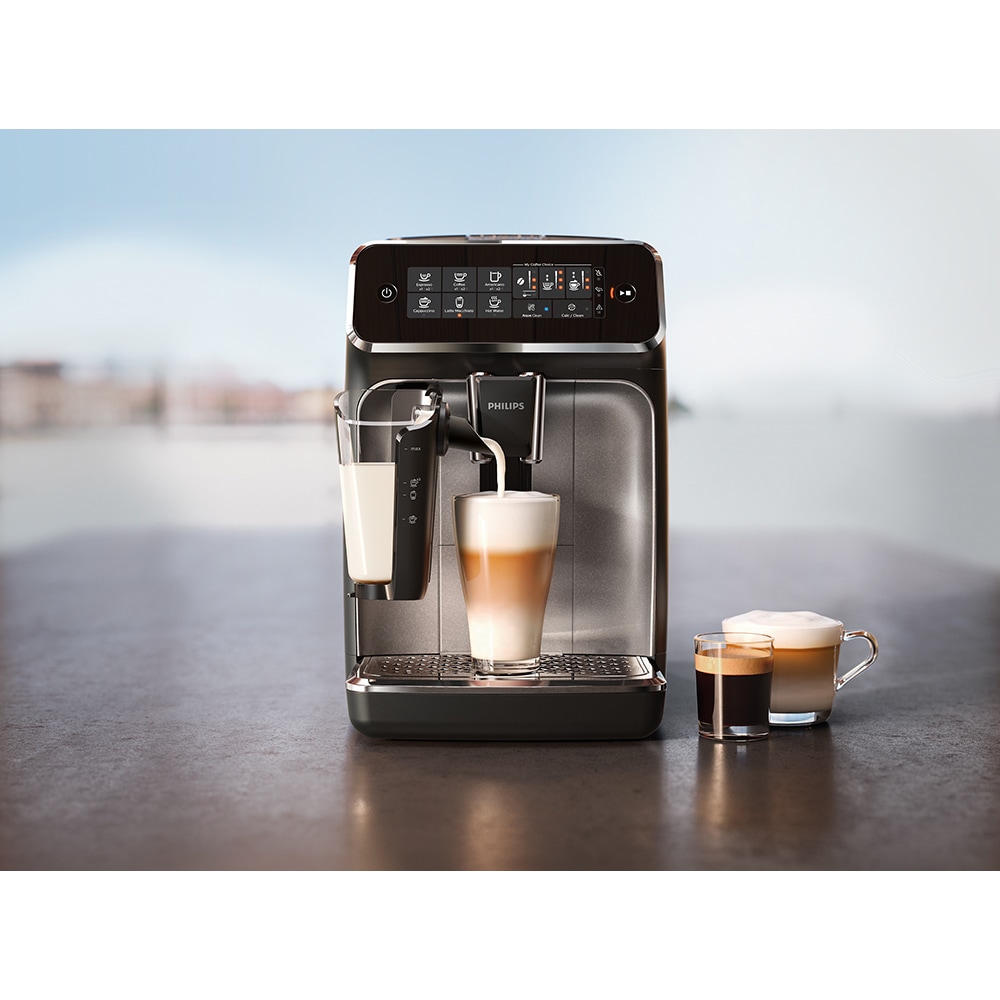 Espressor automat PHILIPS 3200 LatteGo EP3246/70, 1.8l, 15 bar, negru-argintiu
