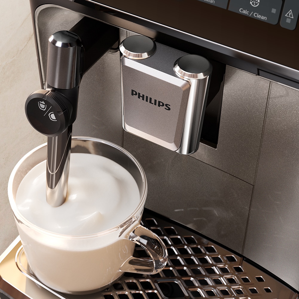Espressor automat PHILIPS Seria 3300 EP3329/70, 1.8l, 1500W, 15 bar, argintiu-negru