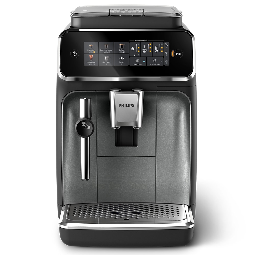 Espressor automat PHILIPS Seria 3300 EP3329/70, 1.8l, 1500W, 15 bar, argintiu-negru