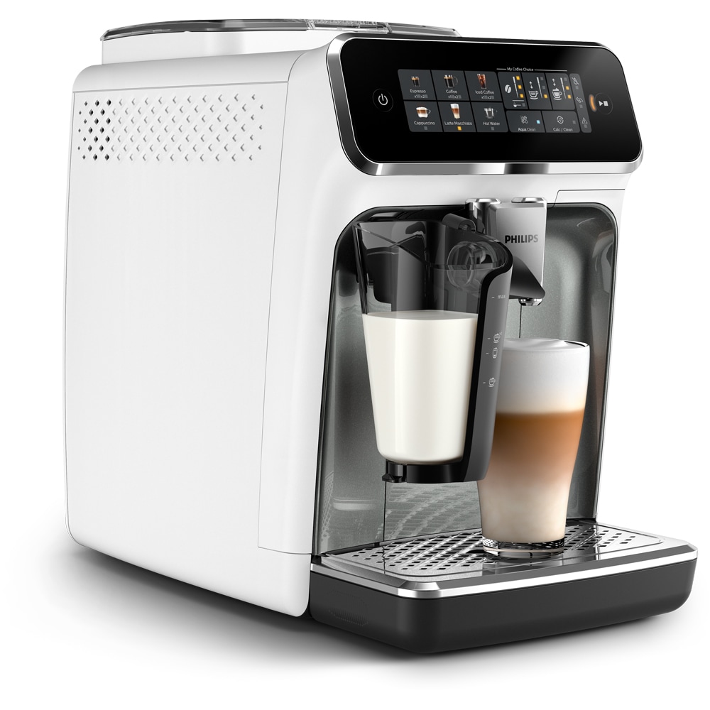 Espressor automat PHILIPS S3300 LatteGo EP3343/50, 1.8l, 1500W, 15 bar, alb-negru