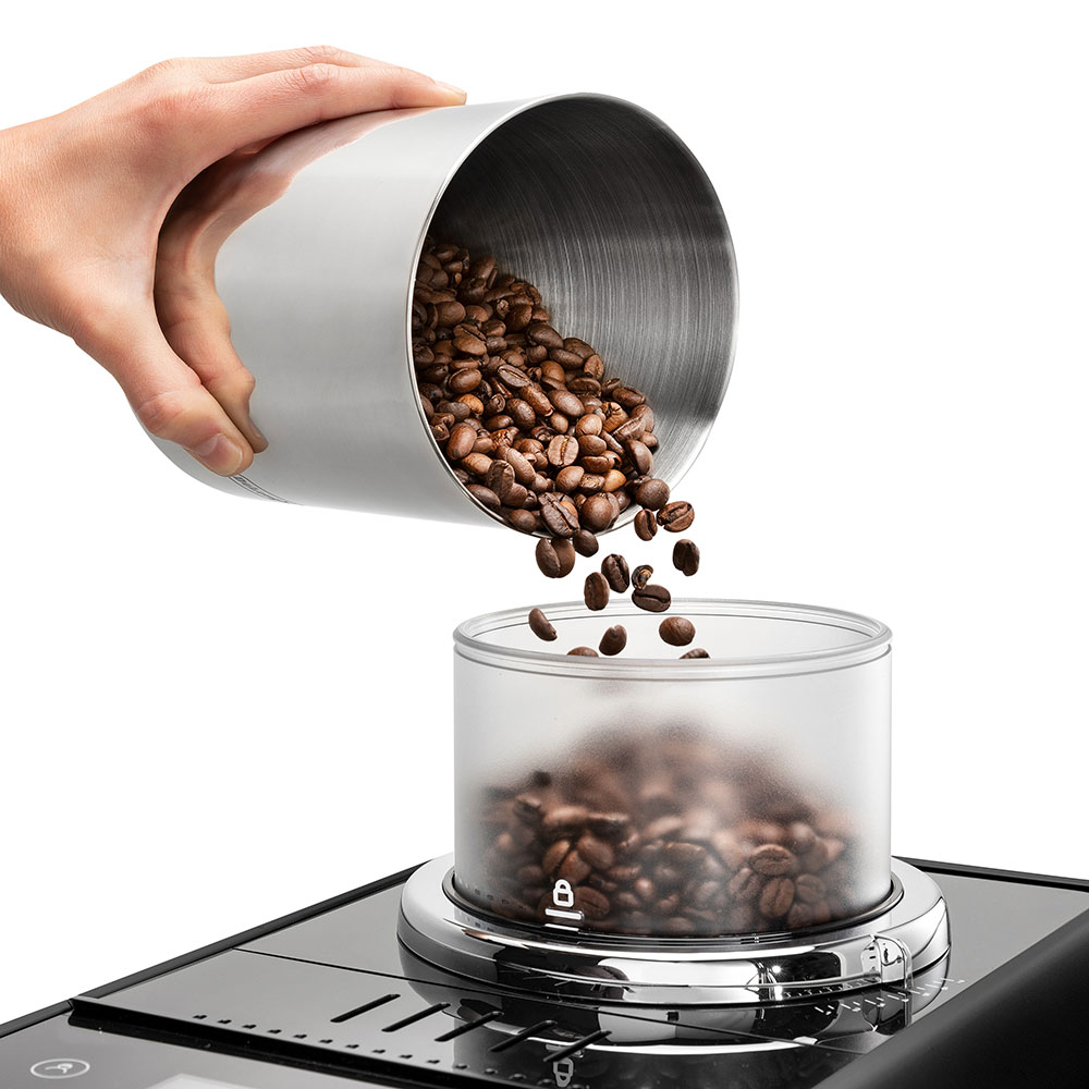 Espressor automat DELONGHI Rivelia EXAM440.55.B, 1.4l, 1450W, 19 bar, negru