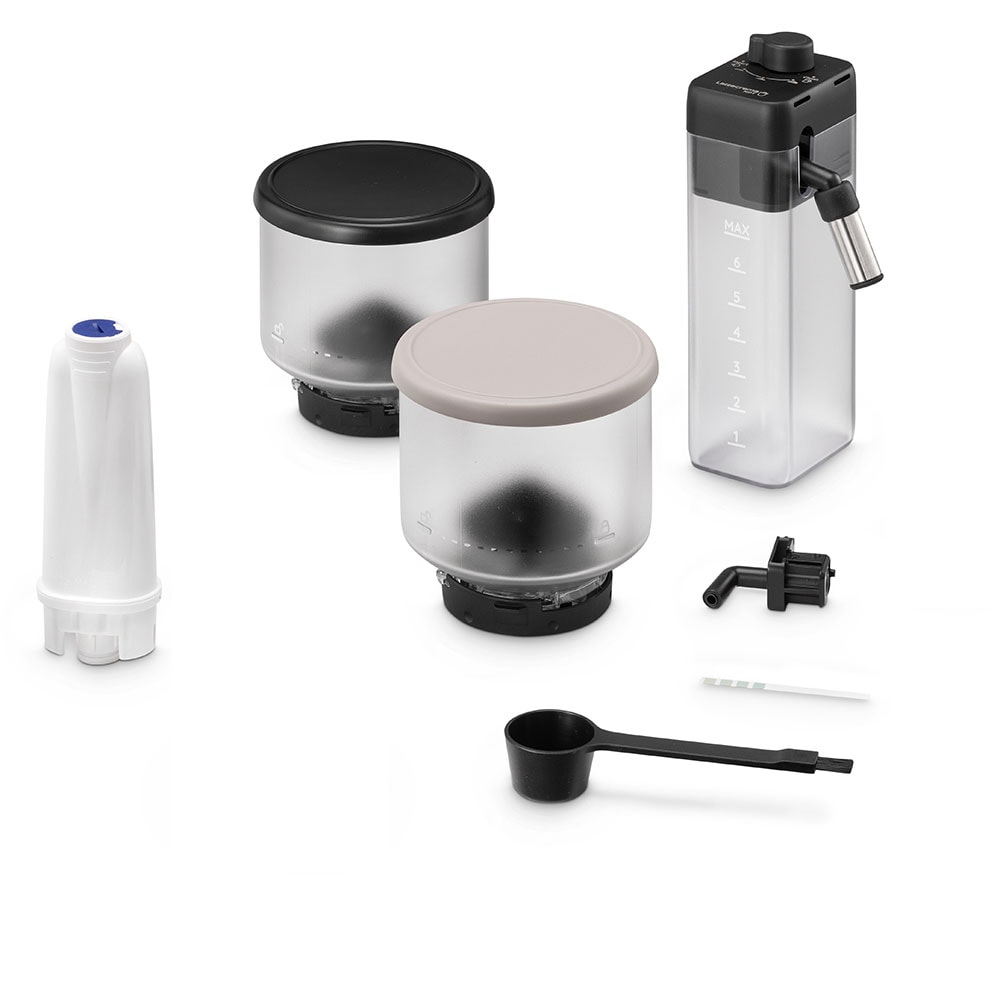 Espressor automat DELONGHI Rivelia EXAM440.55.BG, 1.4l, 1450W, 19 bar, crem-negru