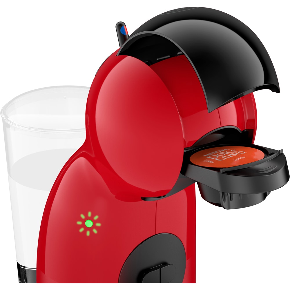 Espressor cu capsule KRUPS Dolce Gusto Piccolo XS KP1A3510, 0.8l, 1600W, 15 bar, rosu-negru