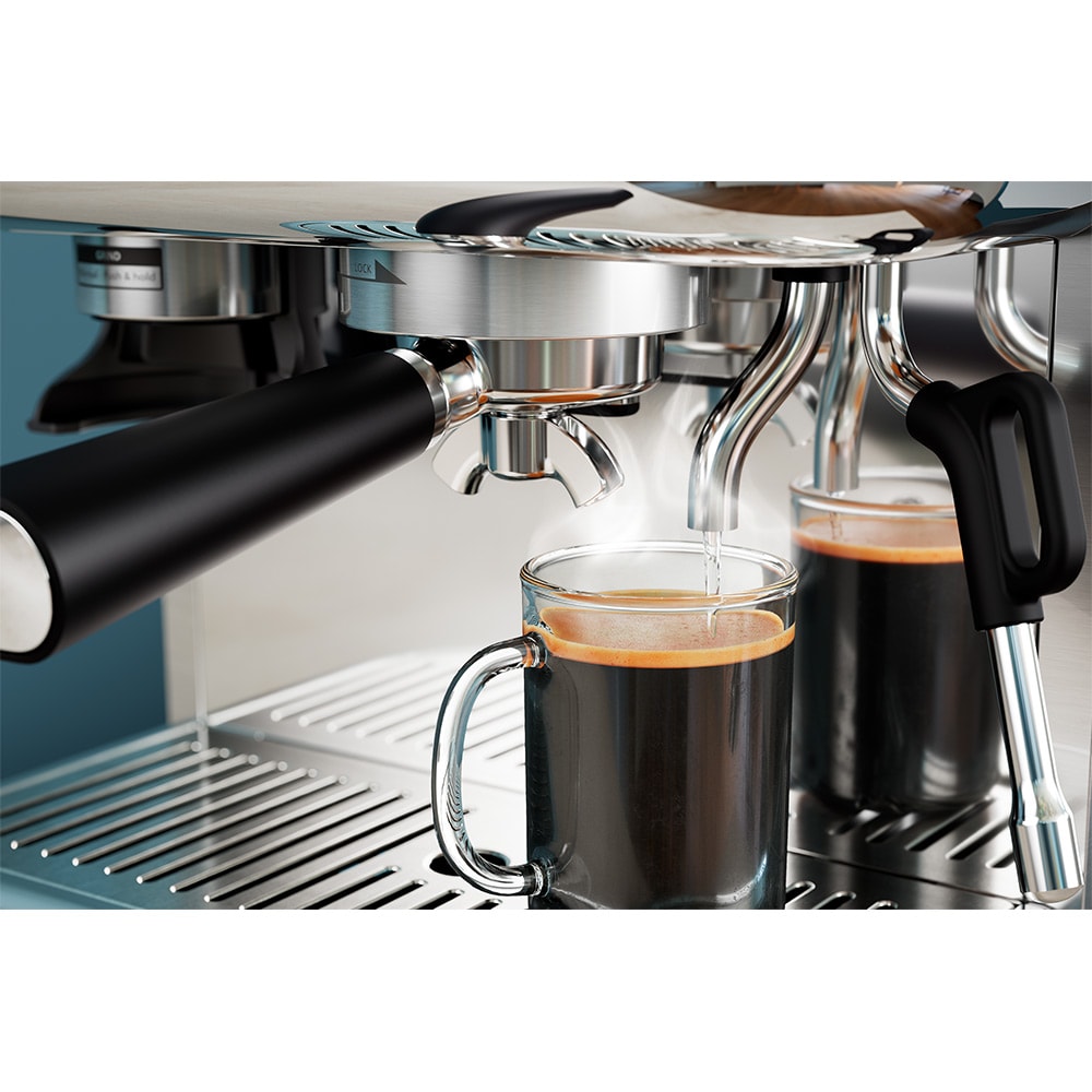 Espressor semi-automat PHILIPS Barista Brew PSA3218/10, 2.3l, 1350W, 15 bar, negru