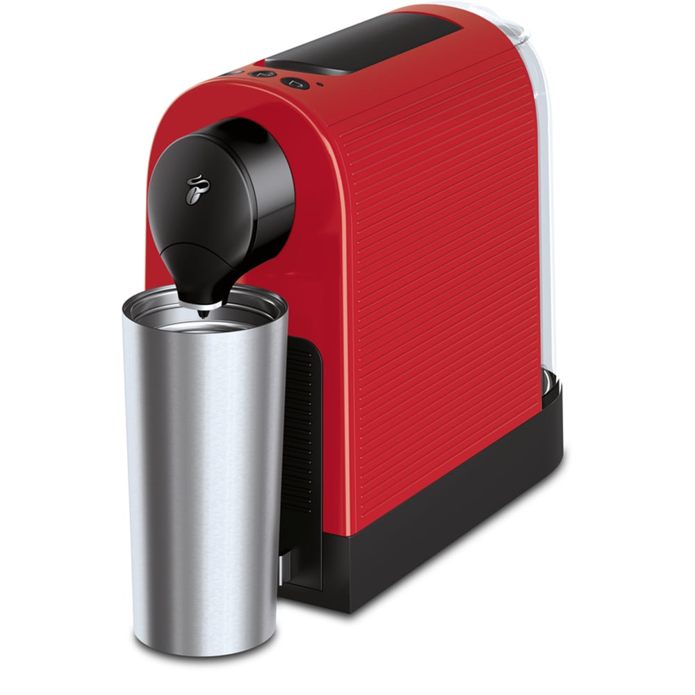 Espressor capsule TCHIBO Pure Plus PUREPLRED, 0.8l, 1250W, 15 bar, rosu-negru 