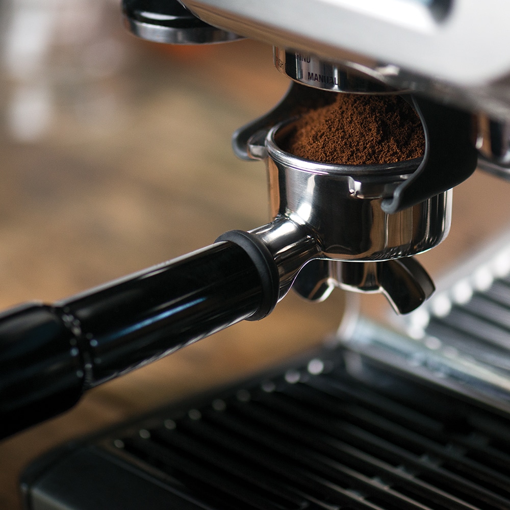Espressor manual SAGE Bambino Plus SES500BTR, 1.9l, 1600W, 15 bar, sistem termic Thermojet, negru-argintiu