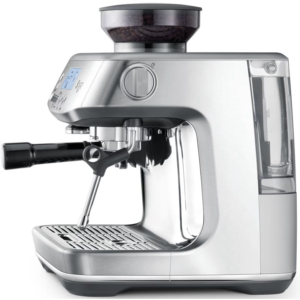 Espressor manual SAGE Barista Pro SES878BSS, 1.9l, 1680W, 15 bar, sistem termic ThermoJet, argintiu
