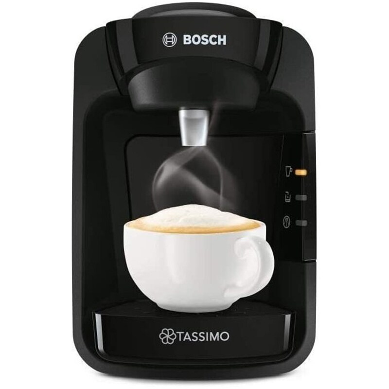 Espressor capsule BOSCH Tassimo Suny TAS3102, 0.8l, 1300W, 3.3 bar, negru