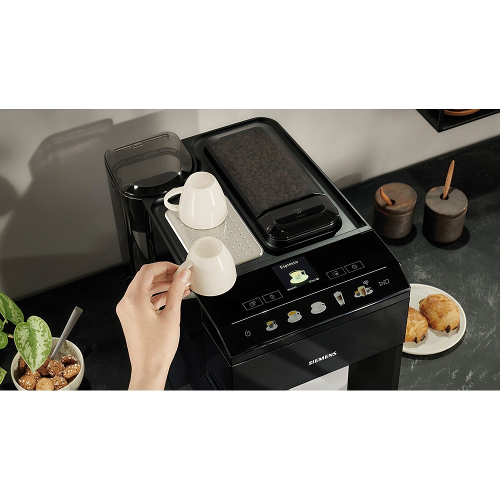 Espressor automat SIEMENS EQ500 TQ518RX3, 1.9l, 1500W, 15 bar, negru-argintiu