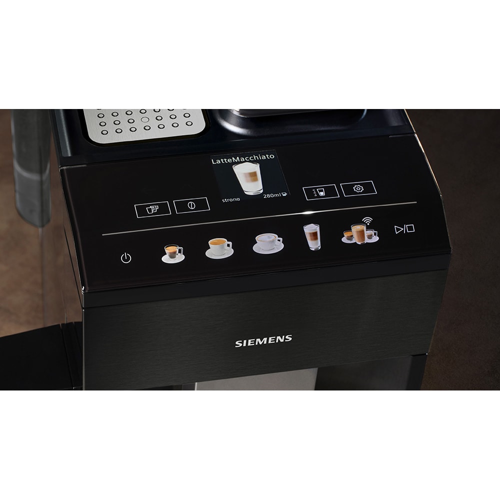 Espressor automat SIEMENS EQ500 TQ518RX3, 1.9l, 1500W, 15 bar, negru-argintiu