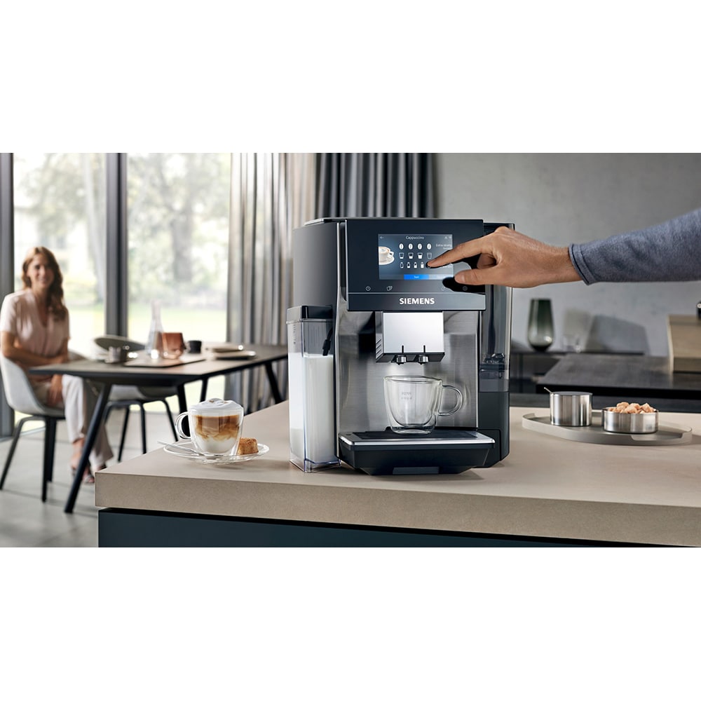 Espressor automat SIEMENS EQ700 TQ717R03, 2.4l, 1500W, 19 bar, negru