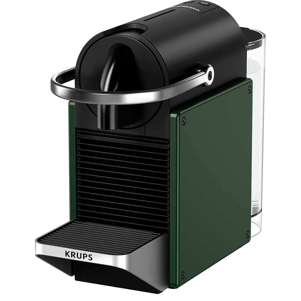 Espressor capsule NESPRESSO Pixie XN306310, 1l, 1260W, 19 bar, verde inchis-negru