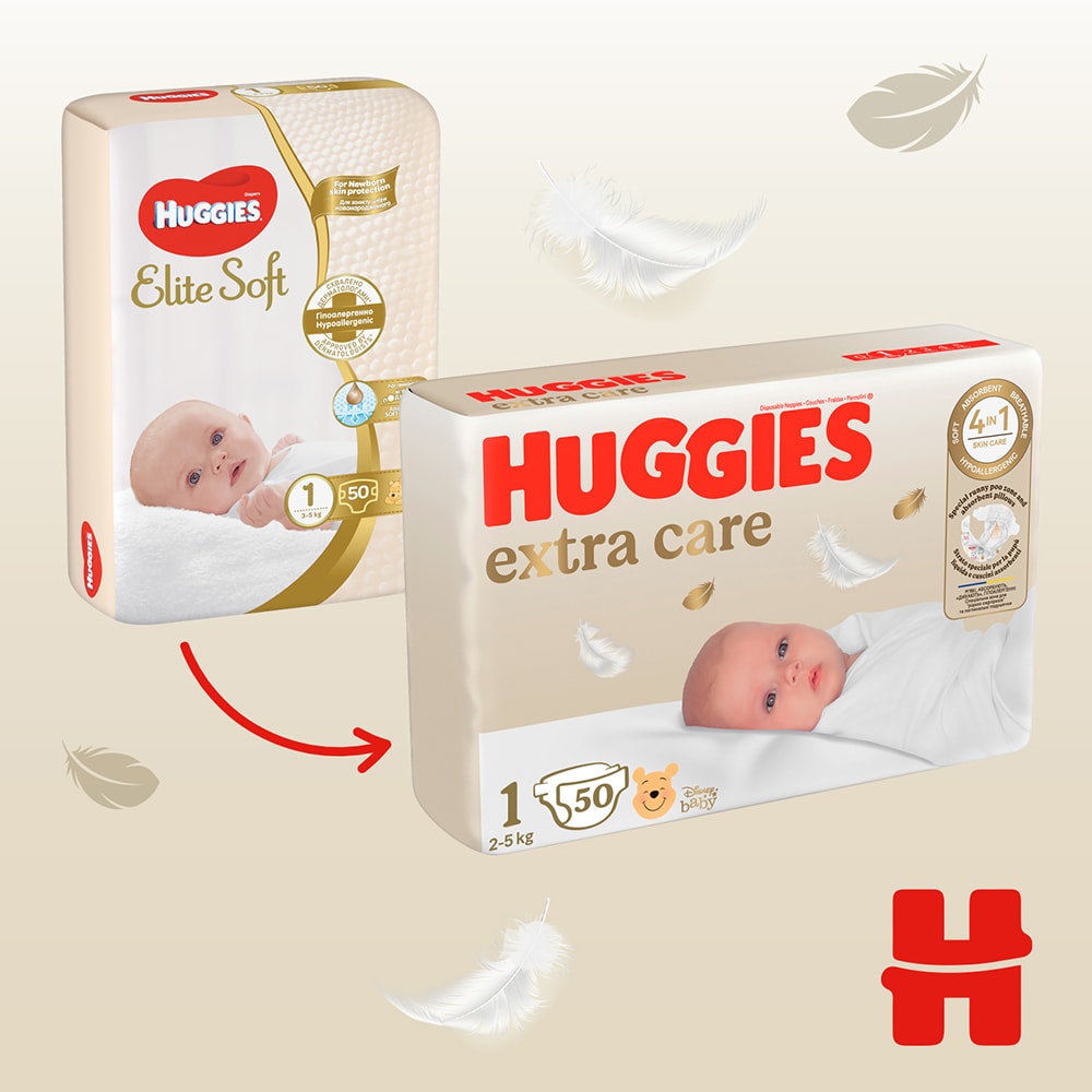Scutece HUGGIES Extra Care Mega nr 4, Unisex, 8-16 kg, 120 buc