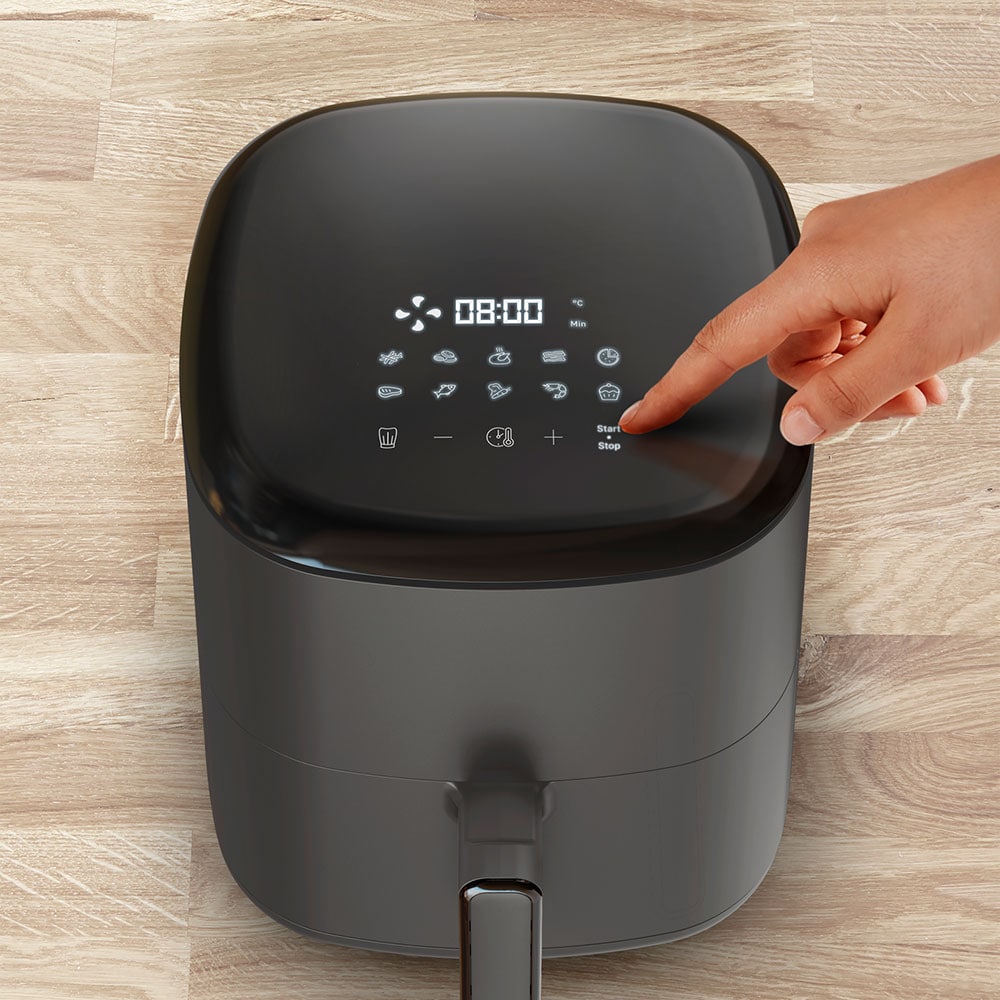 Friteuza cu aer cald TEFAL Easy Fry Max EY245H10, 1kg, 5l, 1500W, gri inchis
