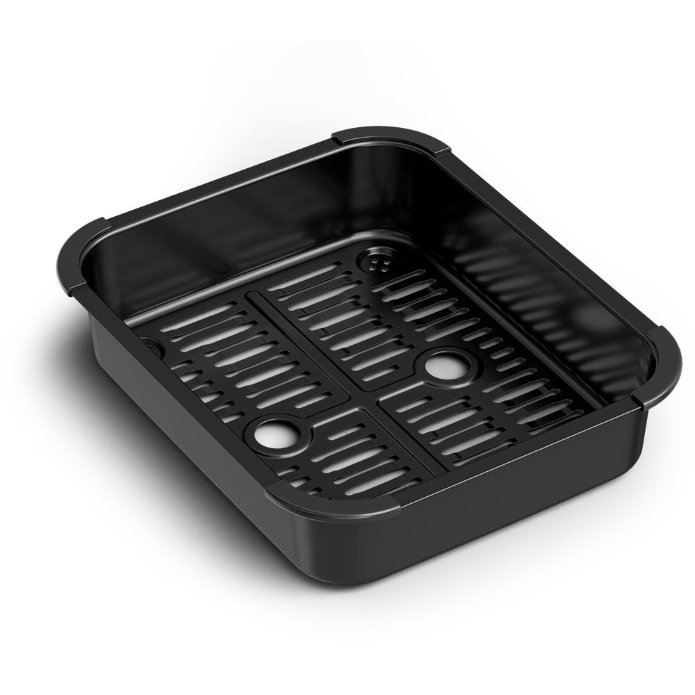 Friteuza cu aer cald dubla TEFAL Easy Fry Crispy Stack EY7568E0, 2.3kg, 10l, 2700W, negru