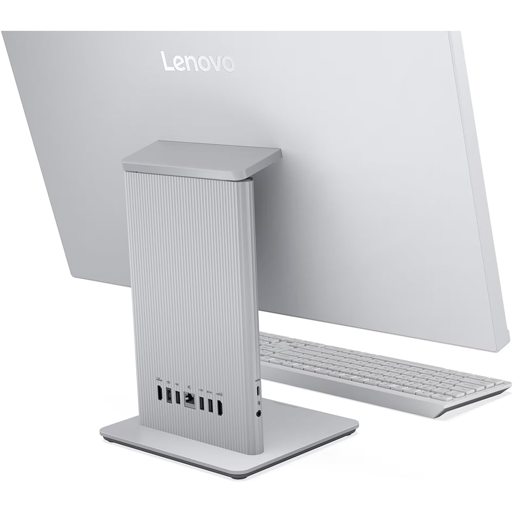 Sistem PC All in One LENOVO IdeaCentre AIO 27ARR9, AMD Ryzen 5 7535HS pana la 4.55GHz, 27" Full HD, 16GB, SSD 512GB, AMD Radeon 660M Graphics, Free DOS, Cloud Grey