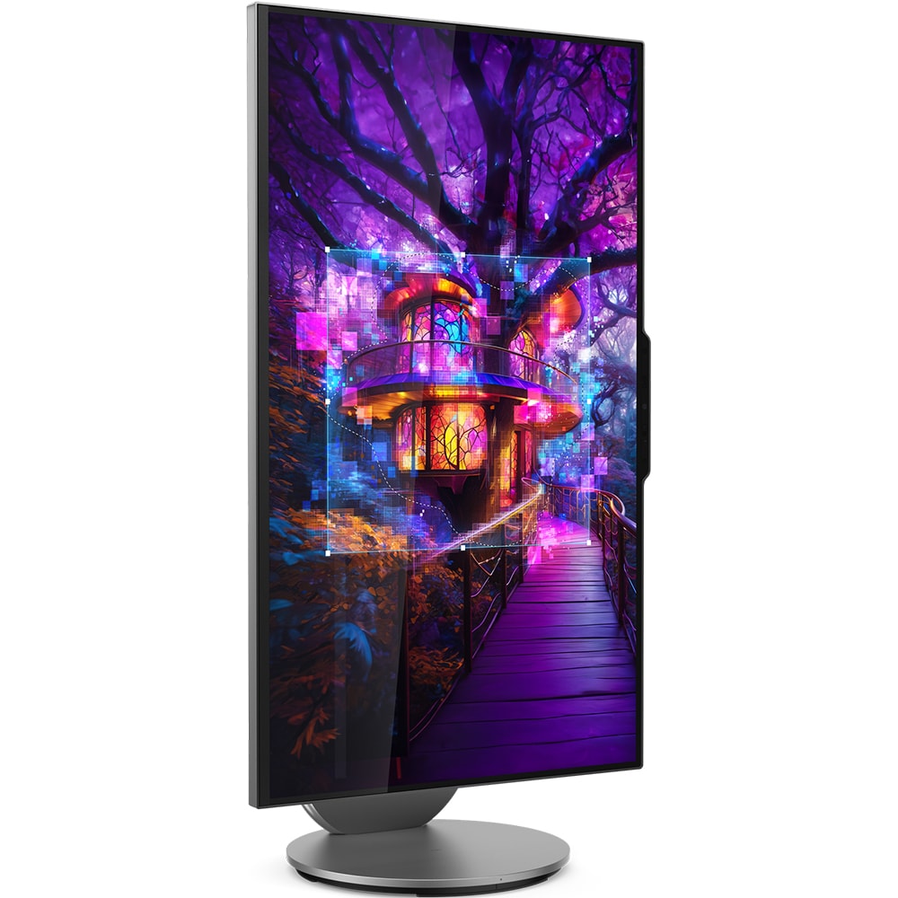 Sistem All in One LENOVO Yoga AIO 27IAH10, Intel Core Ultra 5 125H pana la 4.5GHz, 27" QHD, 16GB, SSD 512GB, Intel Arc Graphics, Windows 11 Home, Luna Grey