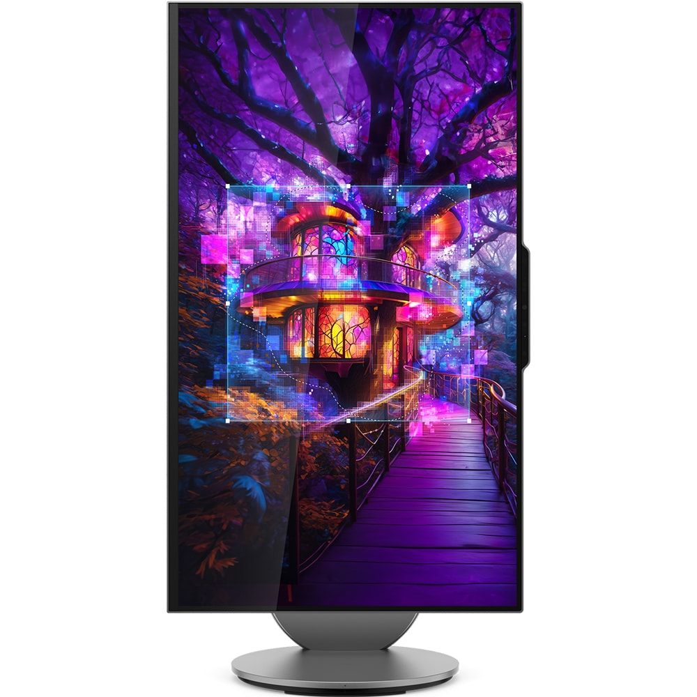 Sistem All in One LENOVO Yoga AIO 27IAH10, Intel Core Ultra 5 125H pana la 4.5GHz, 27" QHD, 16GB, SSD 512GB, Intel Arc Graphics, Windows 11 Home, Luna Grey