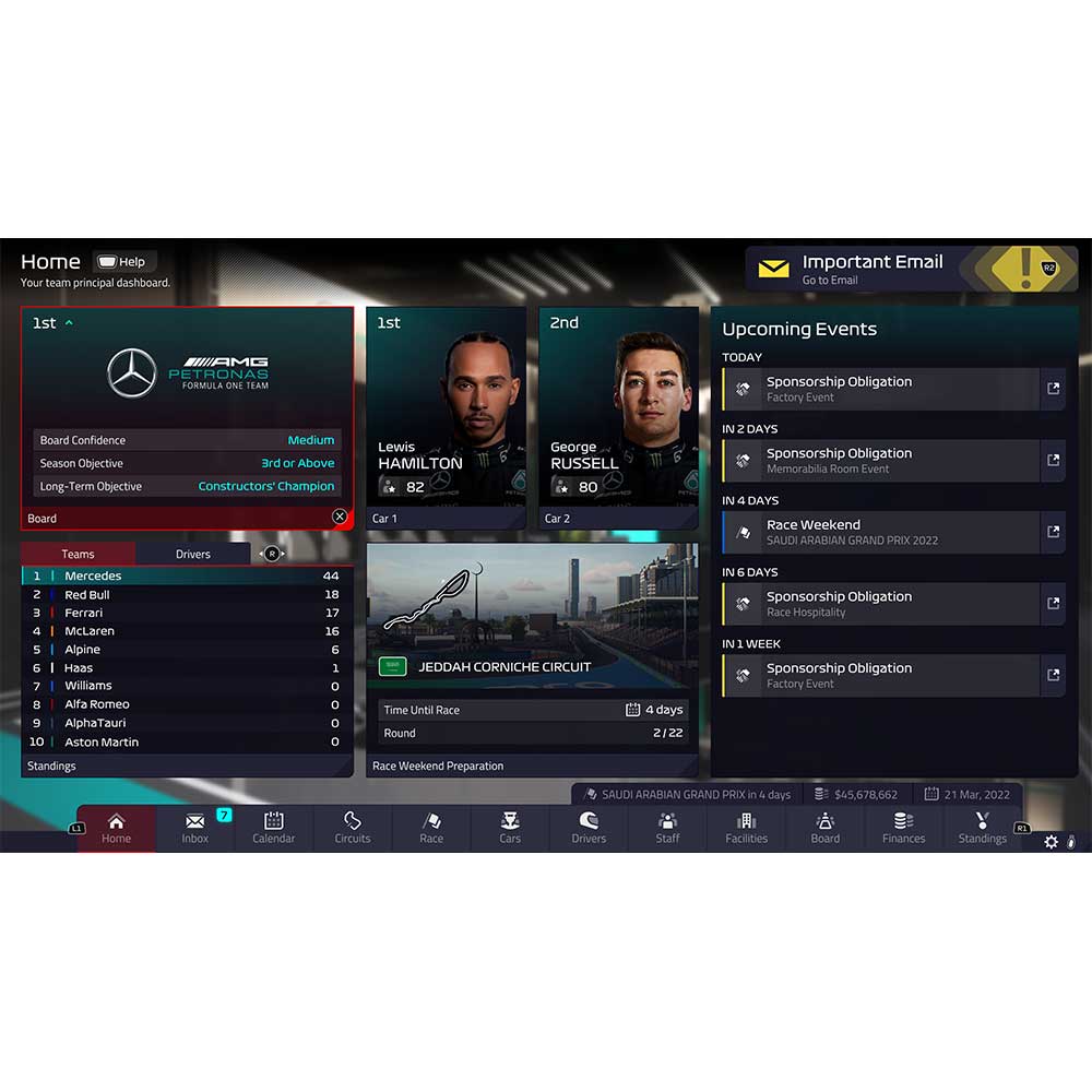 Joc F1 Manager 2022 PS4