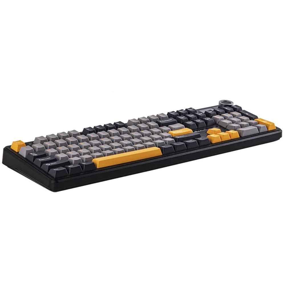 Tastatura Gaming Wireless mecanica AULA F108 Pro, Bluetooth, USB, Layout US, negru