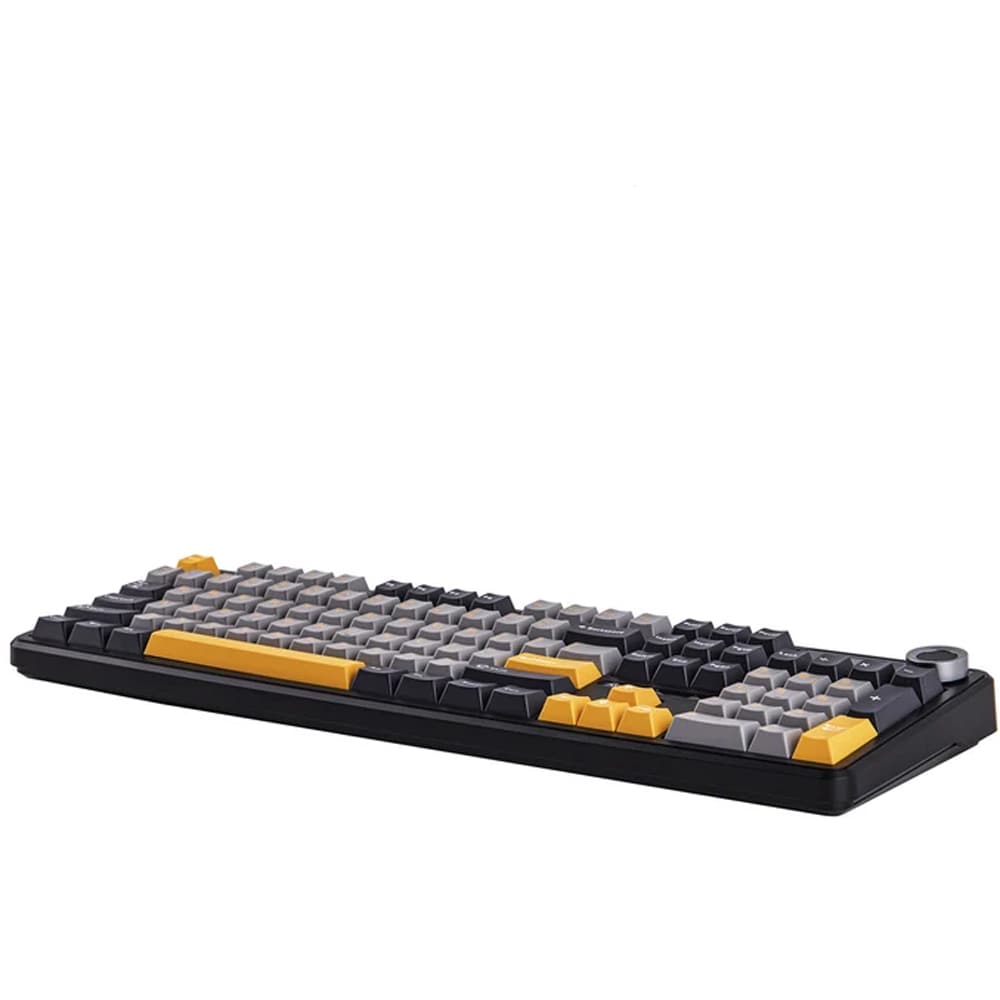 Tastatura Gaming Wireless mecanica AULA F108 Pro, Bluetooth, USB, Layout US, negru