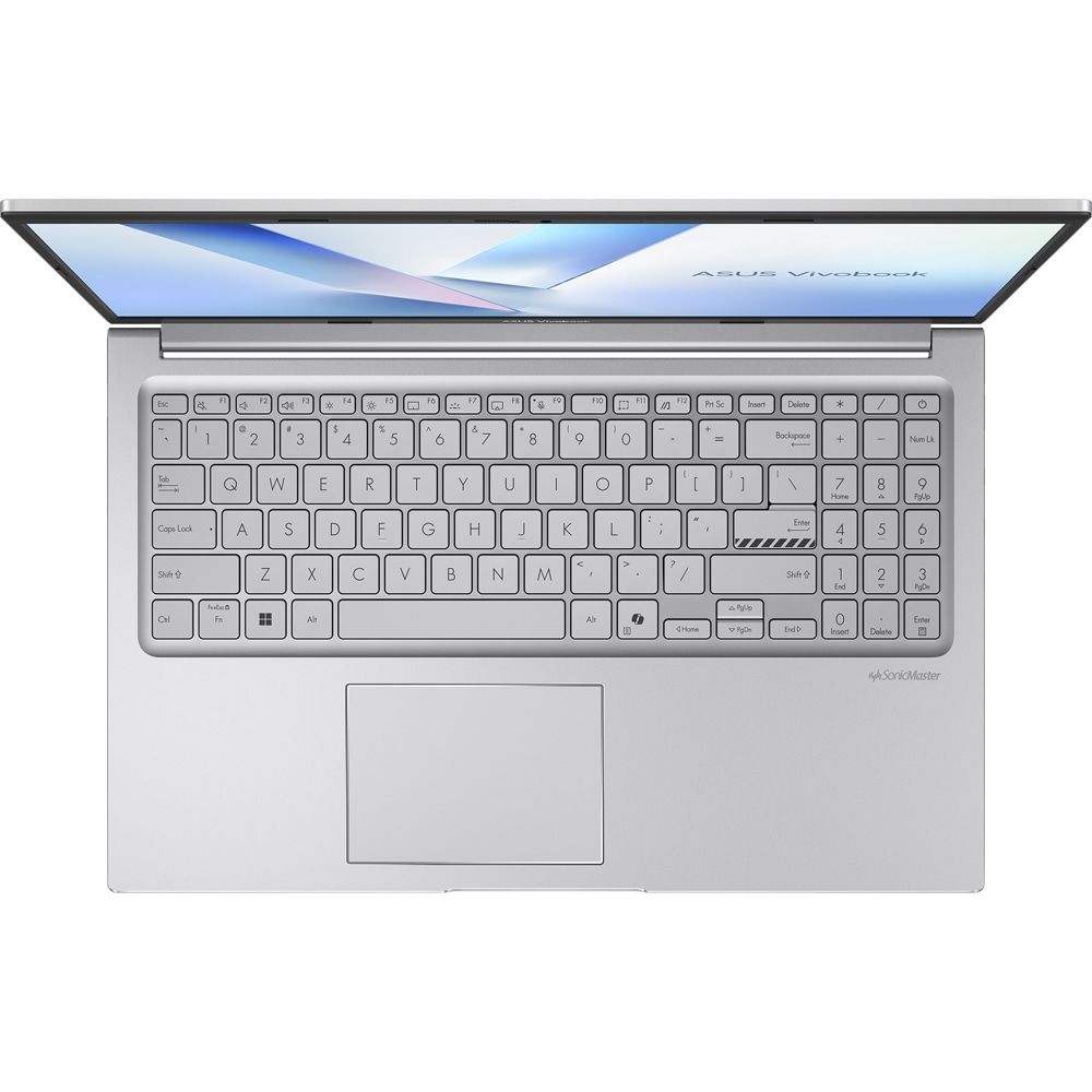 Laptop ASUS VivoBook 15 F1504MA-BQ1268, Intel Core 5 315 pana la 4.4GHz, 15.6" Full HD, 8GB, SSD 256GB, Intel Graphics, Free DOS, Cool Silver