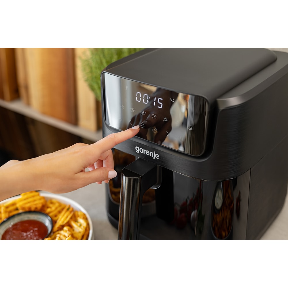 Friteuza cu aer cald GORENJE AF1800DHB, 6.3l, 1800W, negru