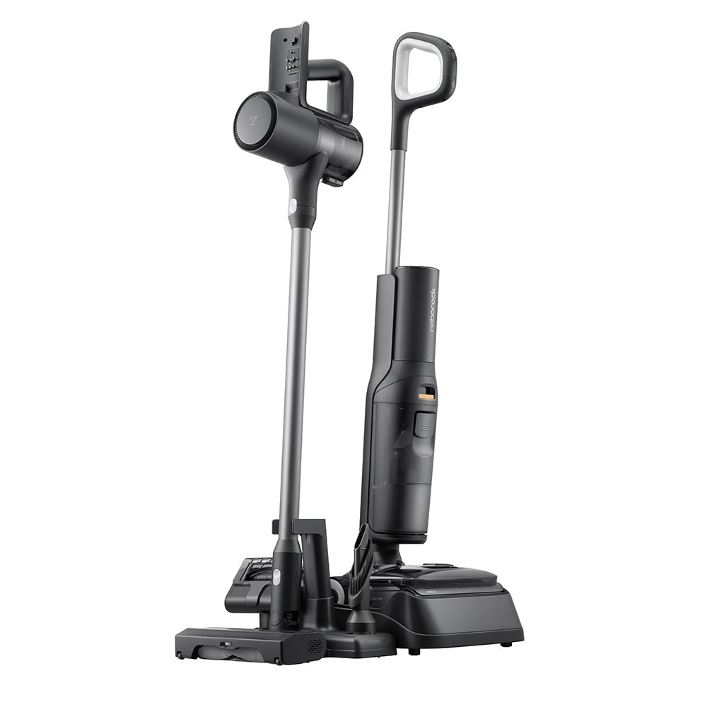 Aspirator vertical cu spalare ROBOROCK F25 Ace Combo, 0.72l, autonomie max 60 min, negru