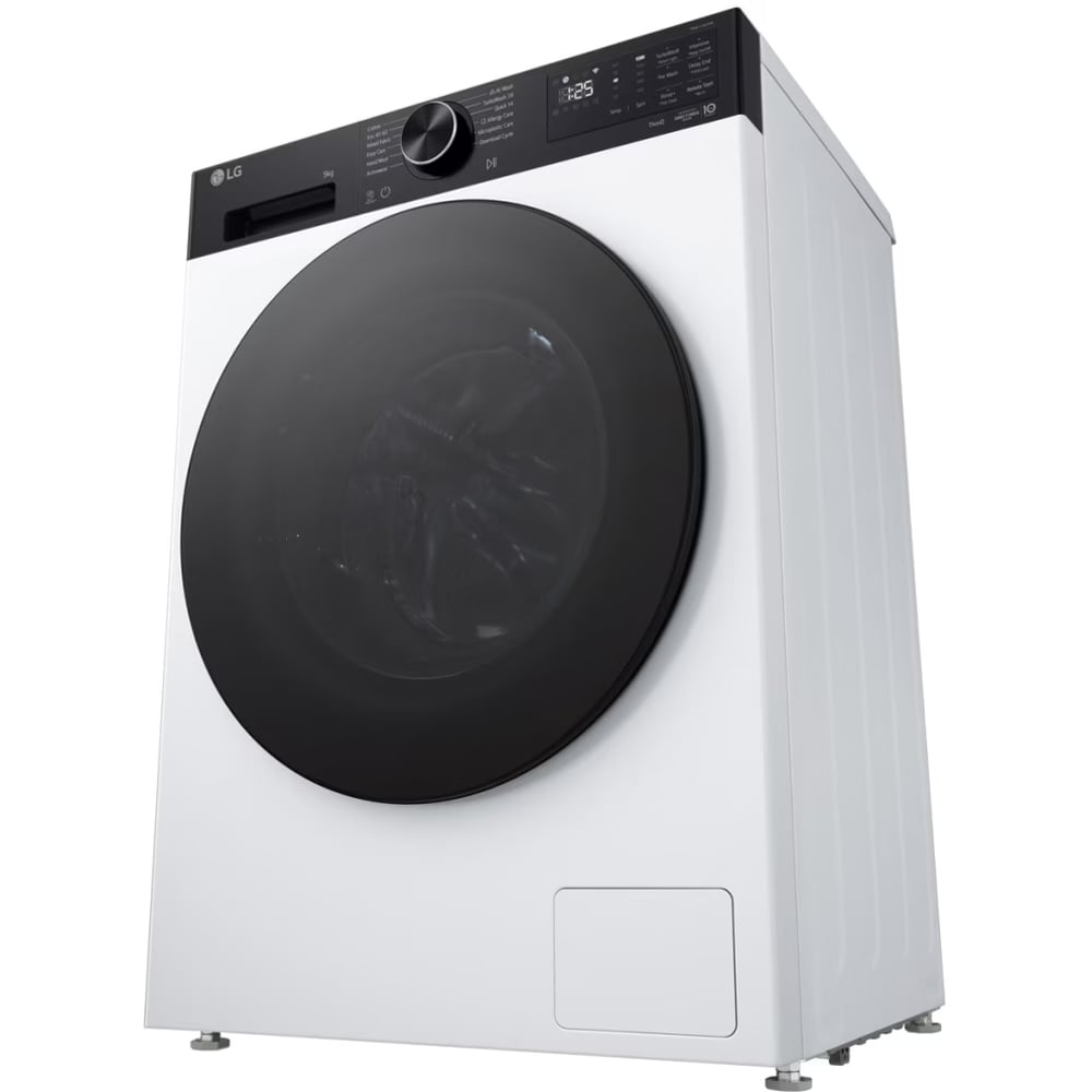 Masina de spalat rufe frontala LG F2X50S9TKB, AI Direct Drive, 9 kg, 1200rpm, Clasa A, alb
