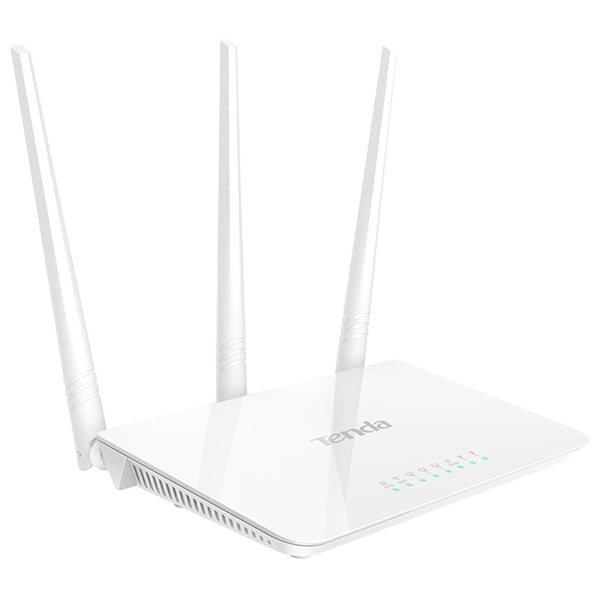 Router Wireless TENDA F3 N300, 300 Mbps, WAN, LAN, alb
