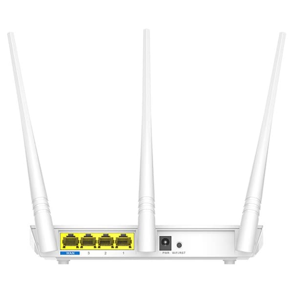 Router Wireless TENDA F3 N300, 300 Mbps, WAN, LAN, alb