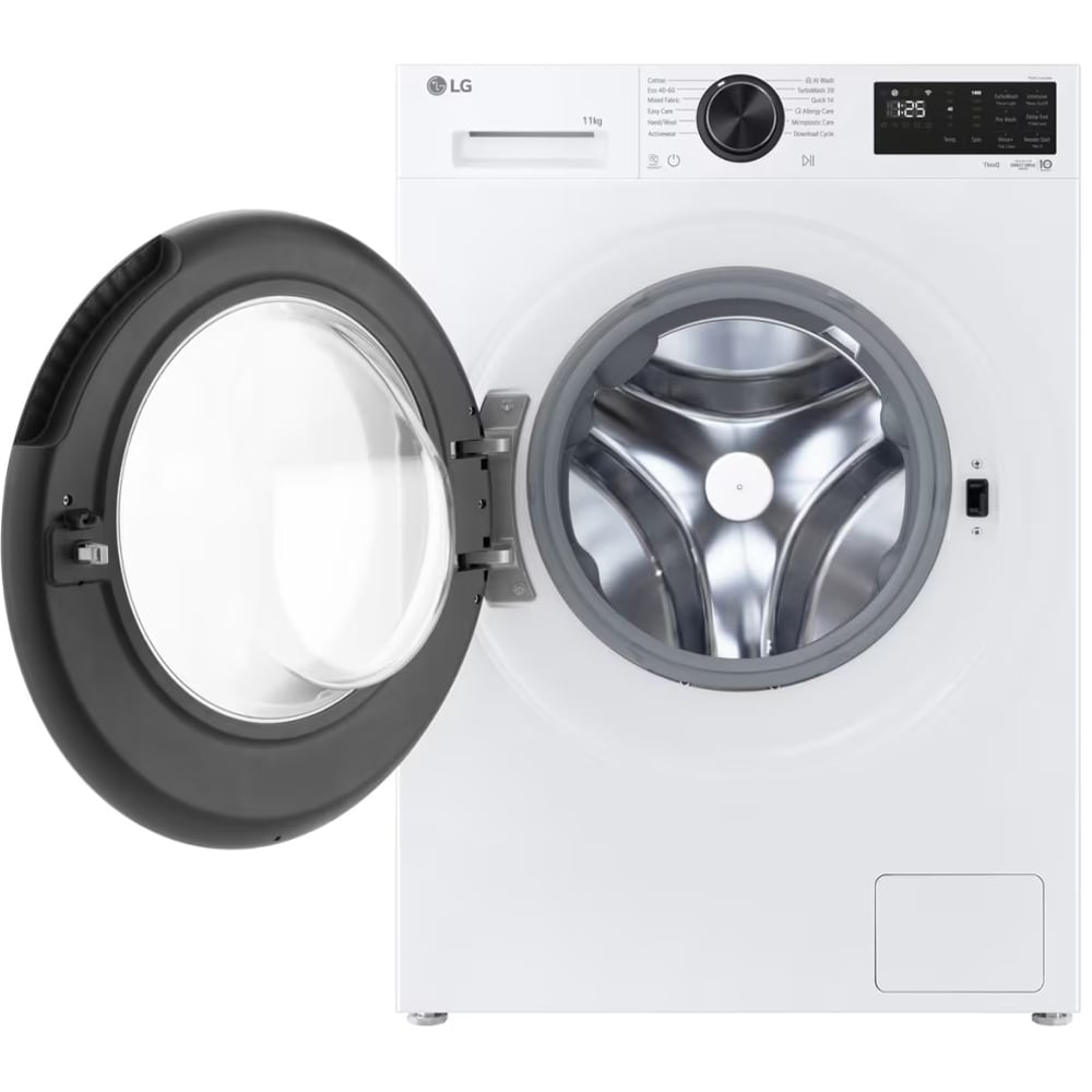 Masina de spalat rufe frontala LG F4X5011TLB, AI DD, Steam, 11 kg, 1400rpm, Clasa A, Wi-Fi, alb