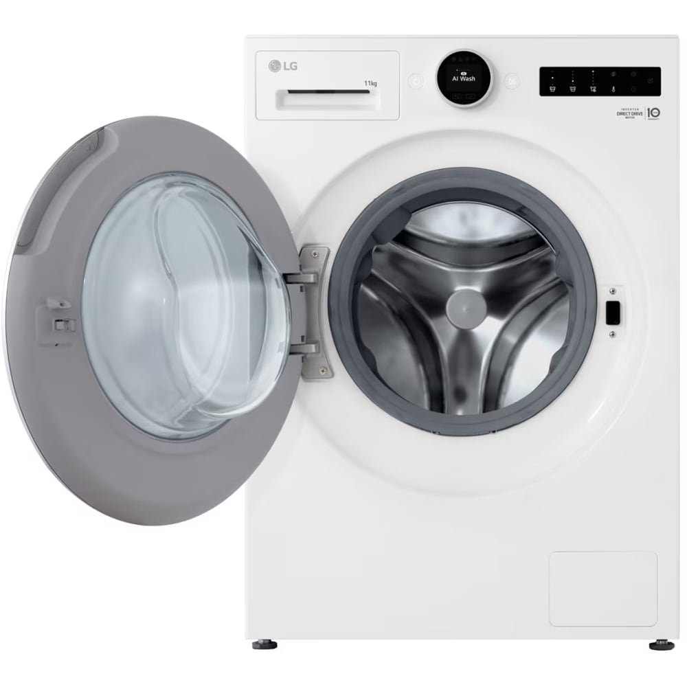 Masina de spalat rufe frontala LG F4X7011TWS, AI DD, Steam, 11 kg, 1400rpm, Clasa A, Wi-Fi, alb