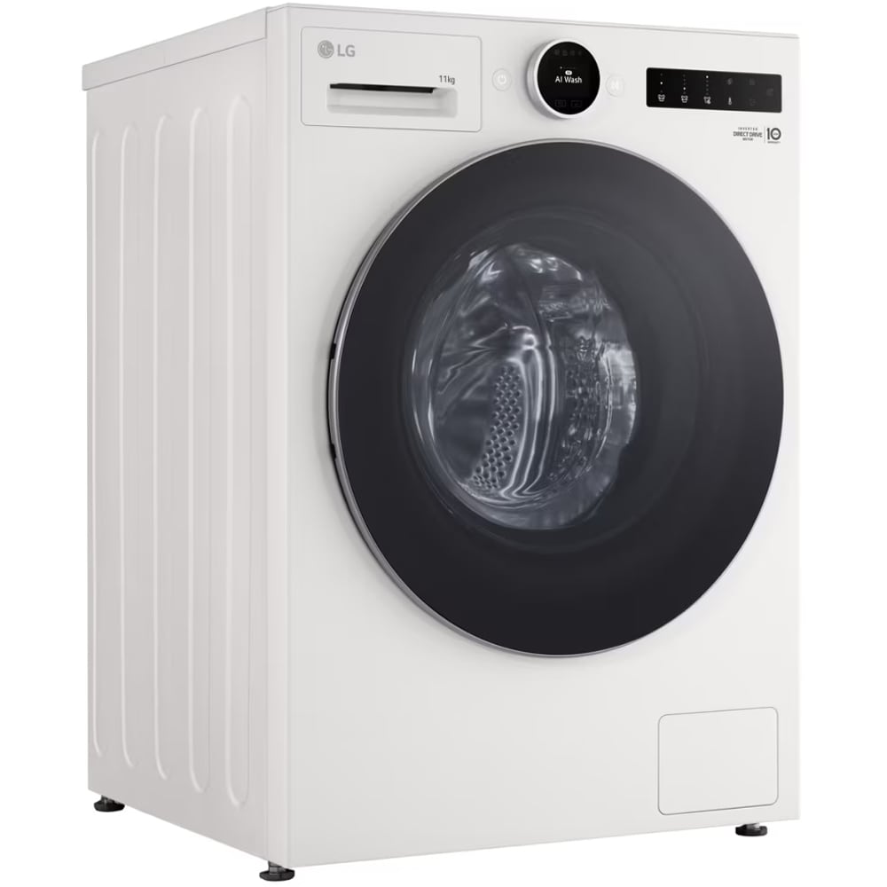 Masina de spalat rufe frontala LG F4X7011TWS, AI DD, Steam, 11 kg, 1400rpm, Clasa A, Wi-Fi, alb