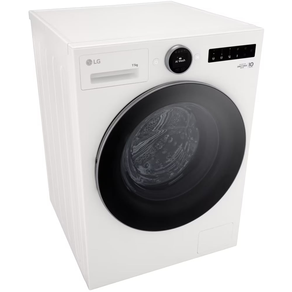 Masina de spalat rufe frontala LG F4X7011TWS, AI DD, Steam, 11 kg, 1400rpm, Clasa A, Wi-Fi, alb