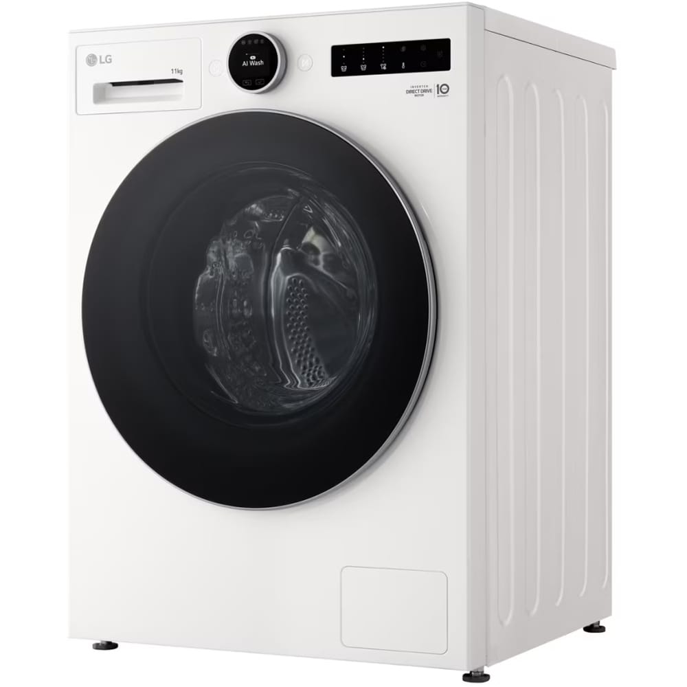 Masina de spalat rufe frontala LG F4X7011TWS, AI DD, Steam, 11 kg, 1400rpm, Clasa A, Wi-Fi, alb
