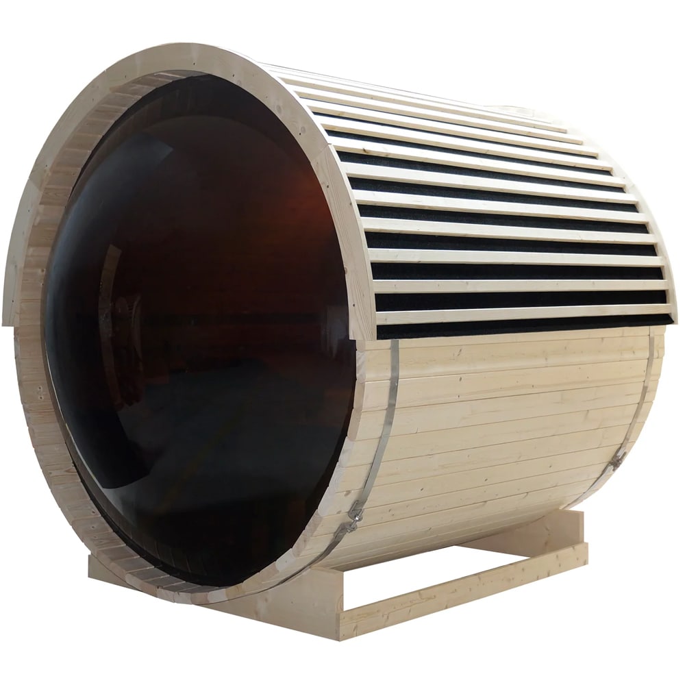 Sauna finlandeza SANOTECHNIK Nyborg M, 195 x 205 x 195 cm, 4 persoane, natur