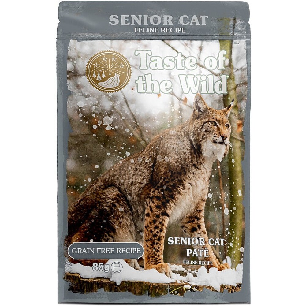 Hrana umeda pentru pisici TASTE OF THE WILD, Senior, Pui, 12 x 85 g