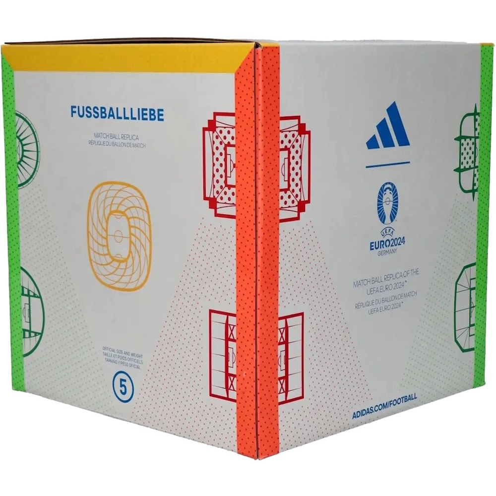 Minge fotbal ADIDAS Euro24 League Box, marimea 5, alb