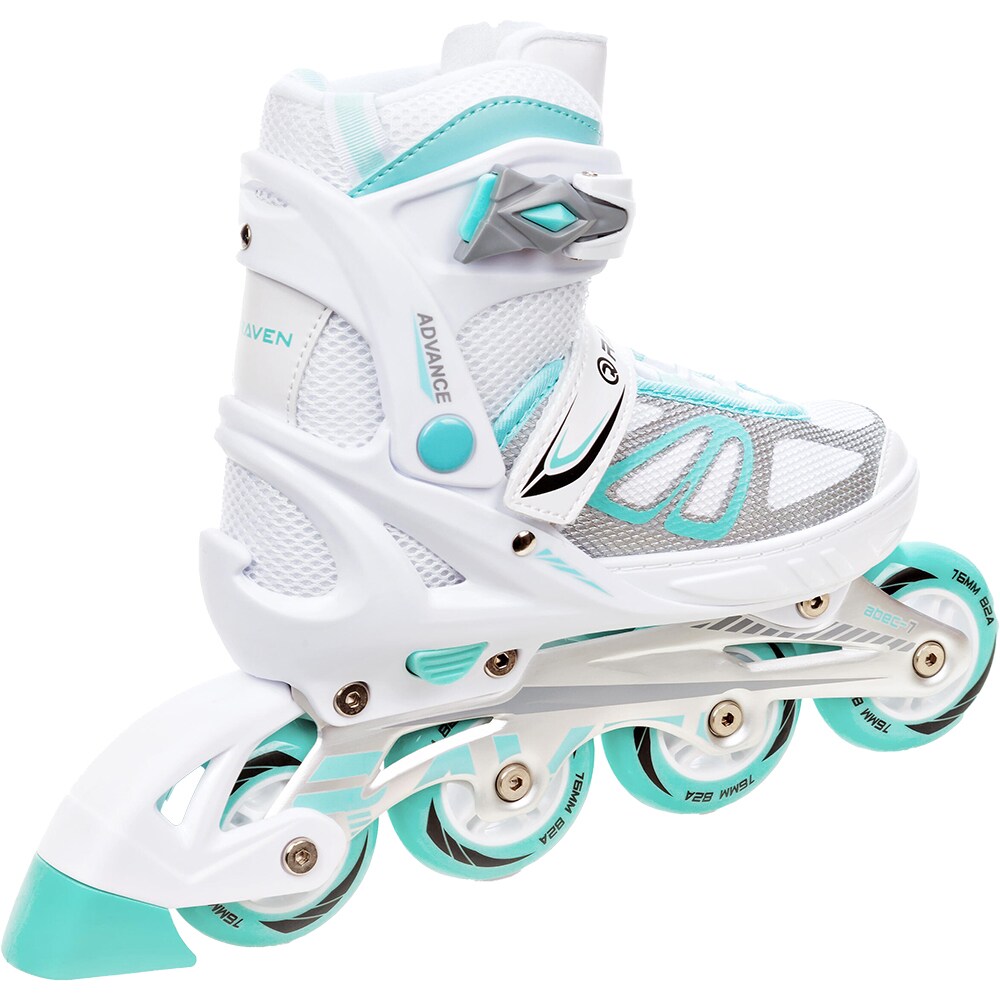 Role RAVEN Advance, marime reglabila 35-39, alb-verde