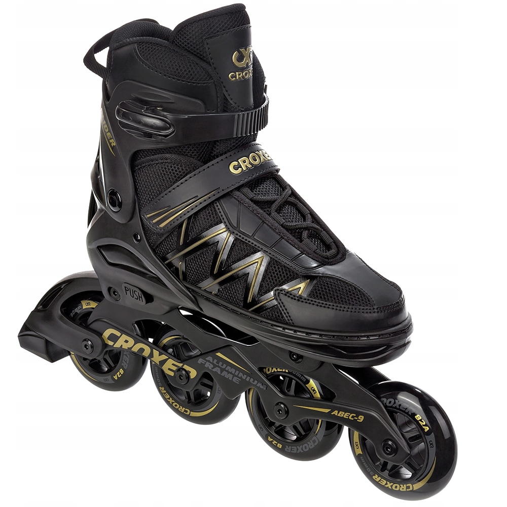 Role CROXER Glider, marime reglabila 36-39, negru