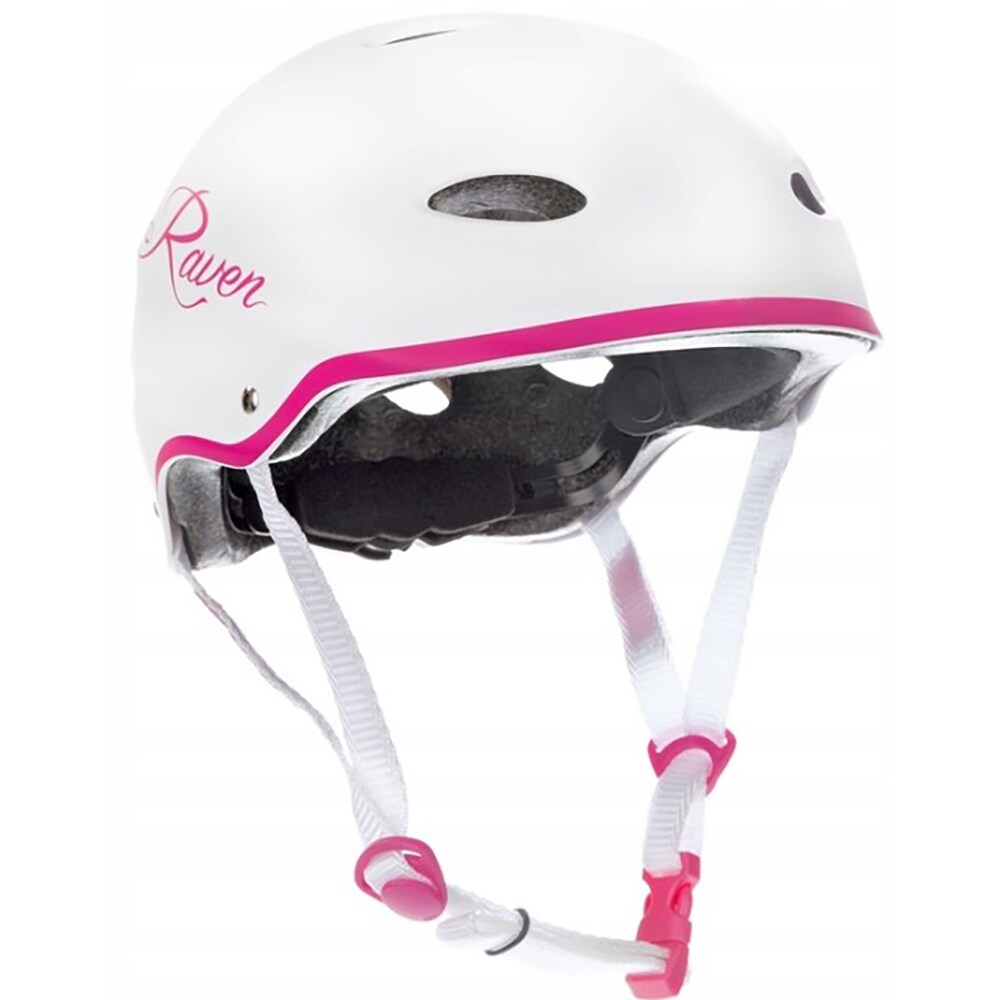 Casca protectie RAVEN F511, marimea XS, alb-roz
