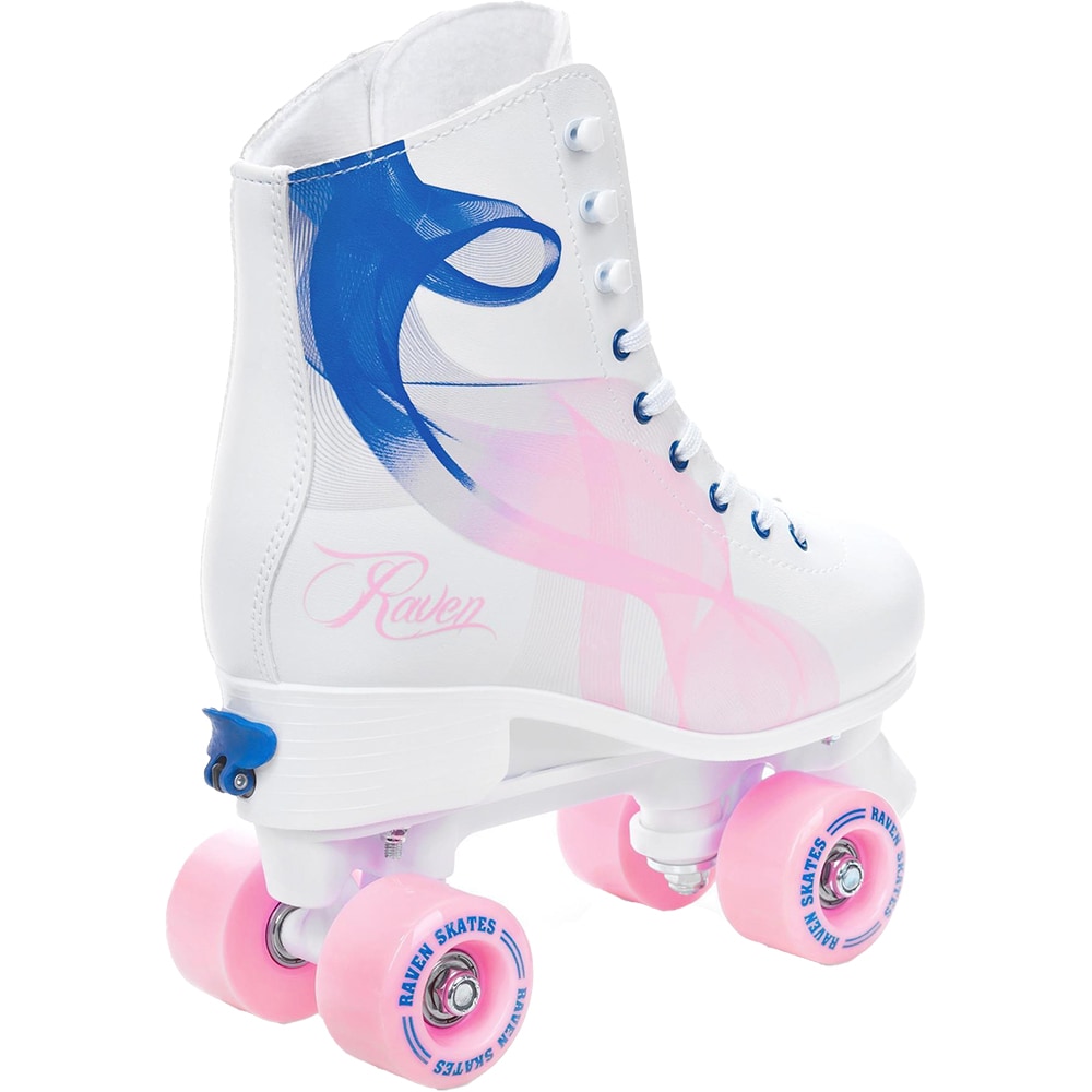 Role RAVEN Serena, marime reglabila 35-38, alb-roz