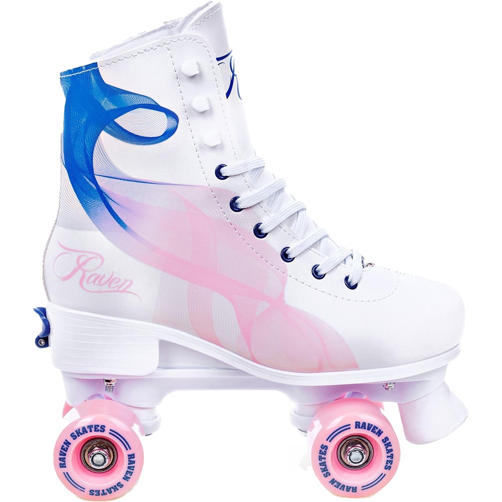 Role RAVEN Serena, marime reglabila 35-38, alb-roz