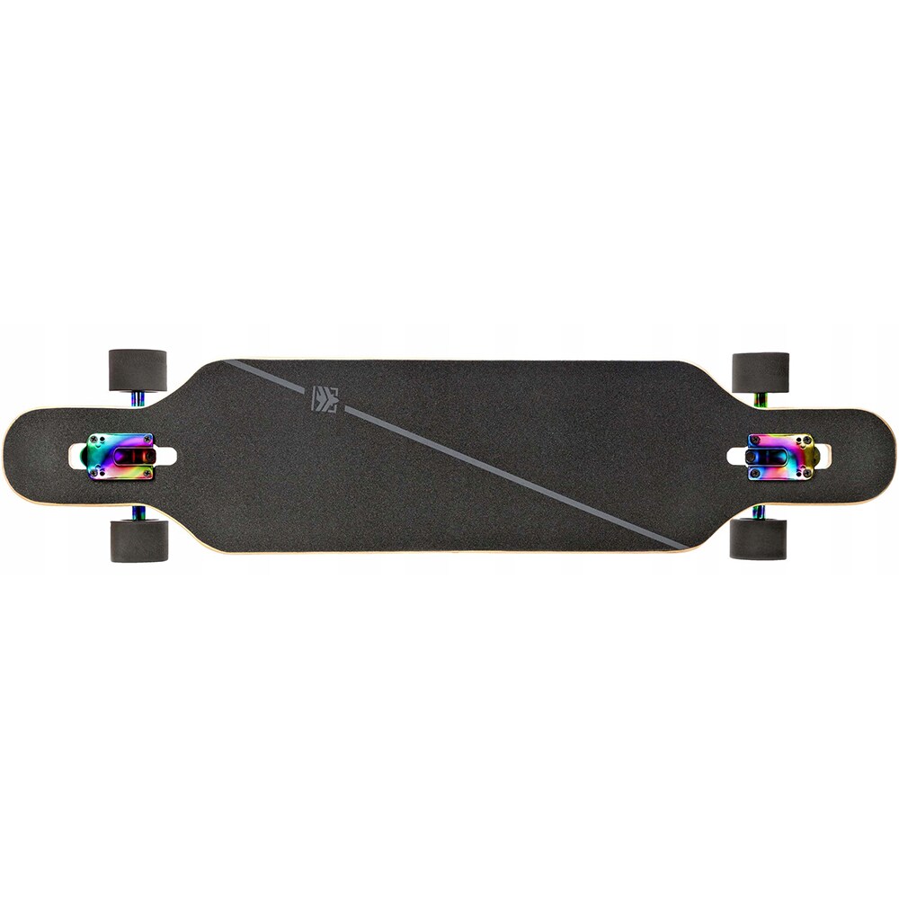 Longboard RAVEN Neox, 106.7 x 23.5 cm, lemn, negru