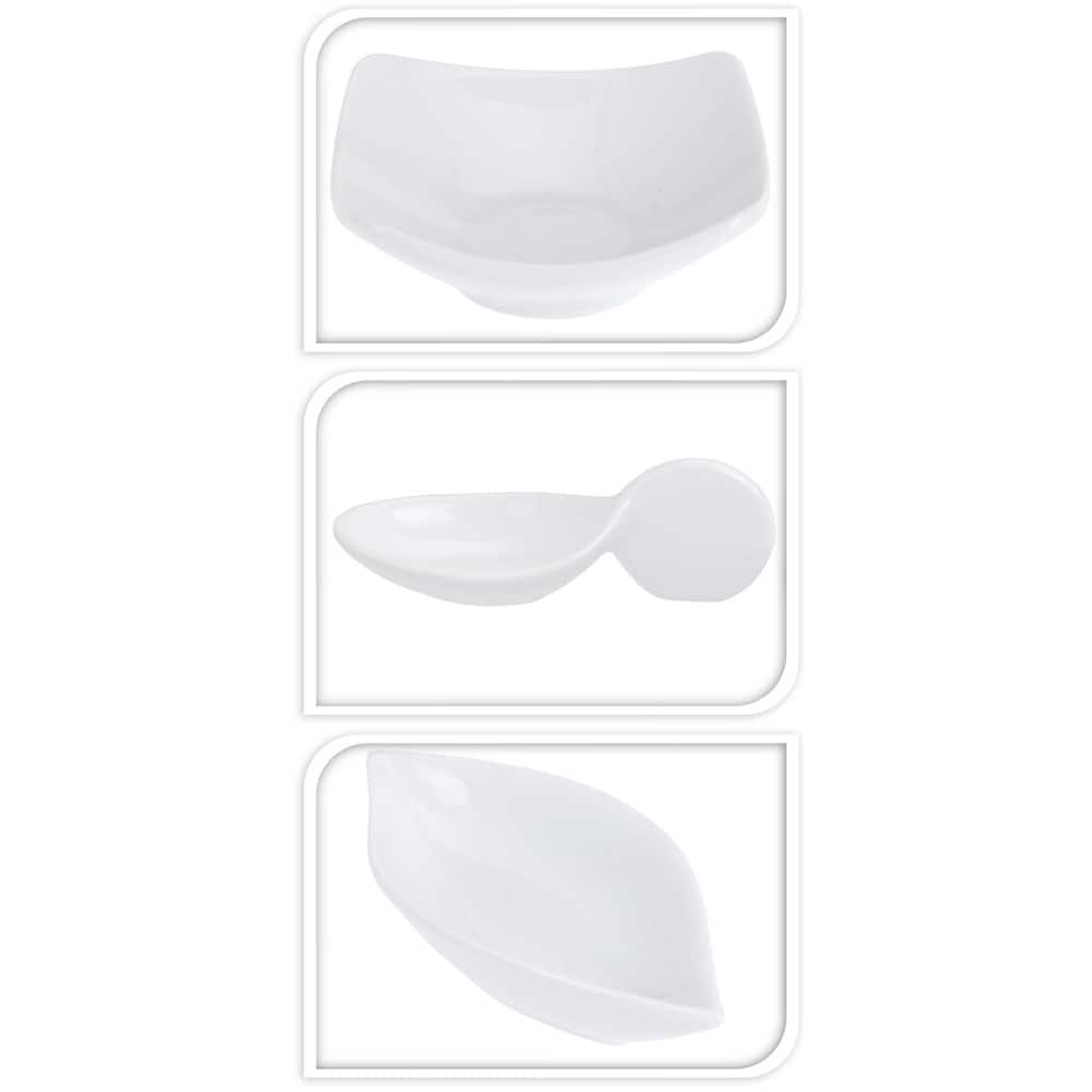 Set de masa EXCELLENT HOUSEWARE 210000480, 13 piese, ceramica, alb