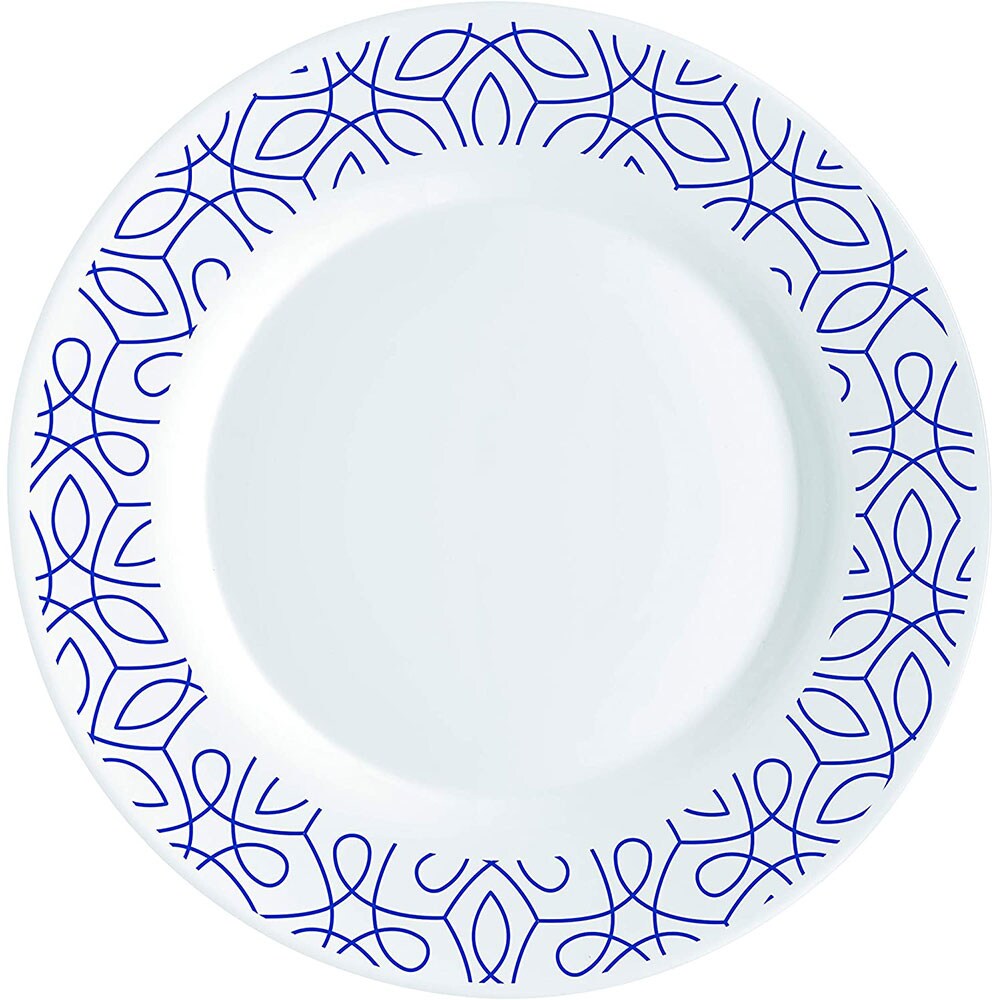 Set de masa BORMIOLI Ricamo Blue, 18 piese, opal