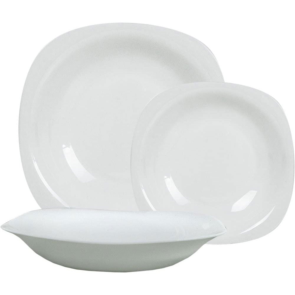Set de masa BORMIOLI Parma, 18 piese, opal
