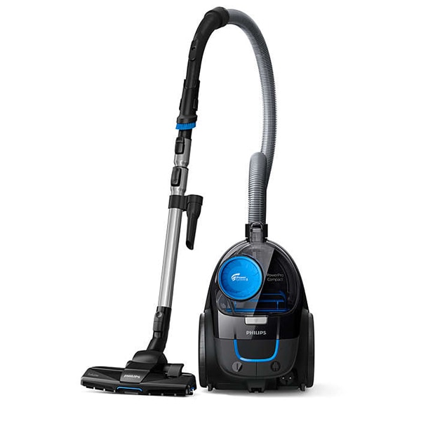 Aspirator fara sac PHILIPS PowerPro Compact FC9331/09, 1.5l, 900W, 76dB, negru-albastru