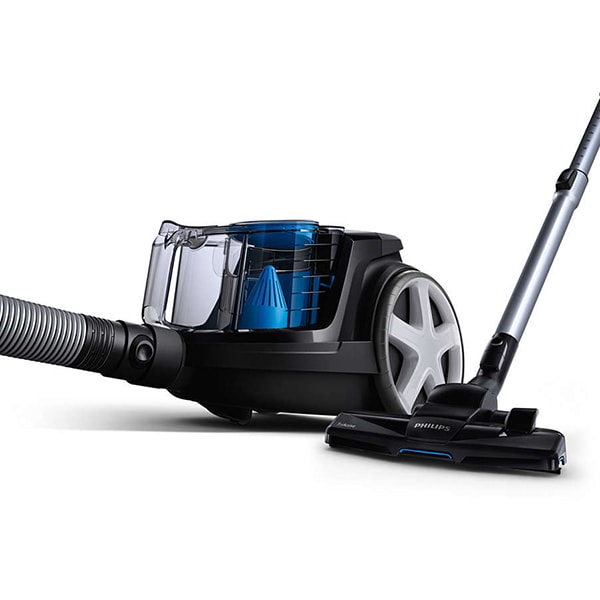Aspirator fara sac PHILIPS PowerPro Compact FC9331/09, 1.5l, 900W, 76dB, negru-albastru